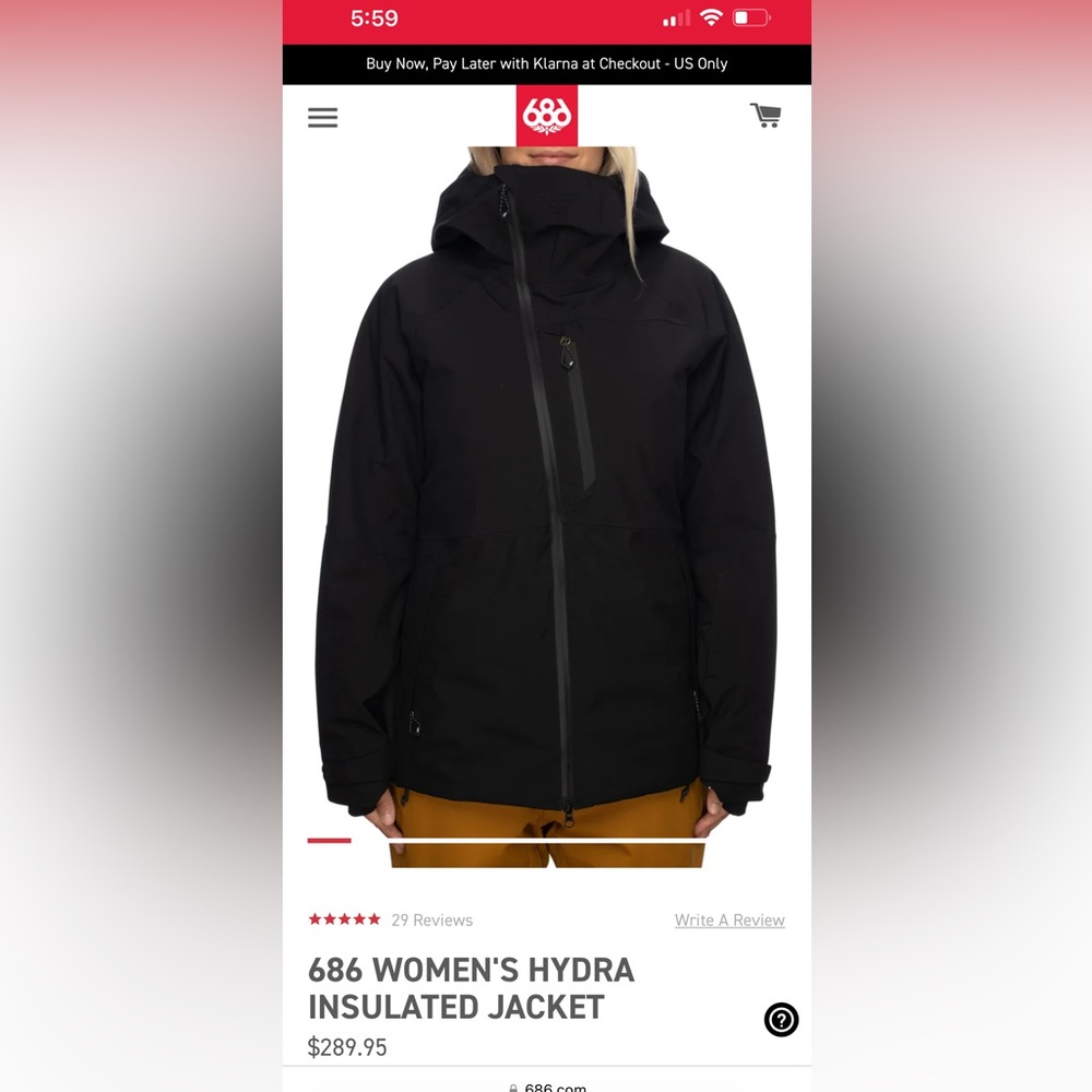 686 Women’s snow jacket
